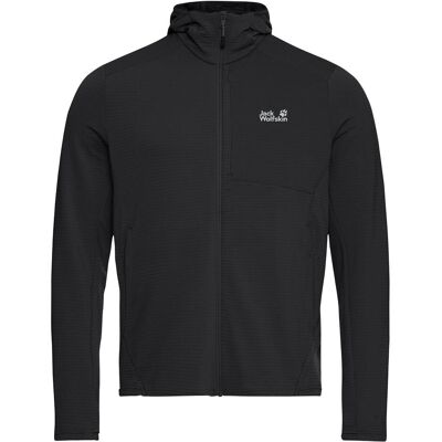 Jack Wolfskin, Herren, Outdoorjacken, Litestride Hooded Fz M (M), Schwarz, M Jack Wolfskin, Herren, Outdoorjacken, Litestride Hooded Fz M (M), Schwarz, M
