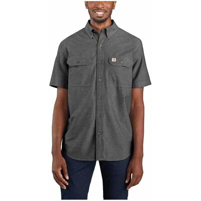 Carhartt, Herren, Hemden, Loose Chambray S/S, Schwarz, Grau, (XXL) Carhartt, Herren, Hemden, Loose Chambray S/S, Schwarz, Grau, (XXL)