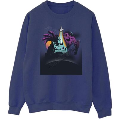 Disney Herren, Pullover, Lightyear Buzz And Zurg Sweatshirt, Blau, (M) Disney Herren, Pullover, Lightyear Buzz And Zurg Sweatshirt, Blau, (M)