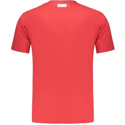 Bikkembergs, Herren, Shirts, Red Cotton Men's T-Shirt, Rot, (XL) Bikkembergs, Herren, Shirts, Red Cotton Men's T-Shirt, Rot, (XL)