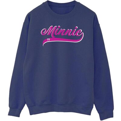 Disney Herren, Pullover, Minnie Mouse Logo Sweatshirt, Blau, (XL) Disney Herren, Pullover, Minnie Mouse Logo Sweatshirt, Blau, (XL)