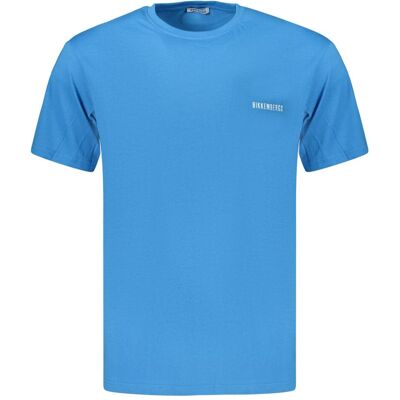 Bikkembergs, Herren, Shirts, Blue Cotton T-Shirt, Blau, (L) Bikkembergs, Herren, Shirts, Blue Cotton T-Shirt, Blau, (L)