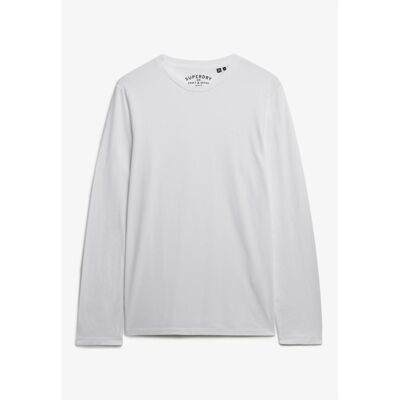 Superdry, Herren, Shirts, Klassisches Essential Oberteil, Weiss, (L) Superdry, Herren, Shirts, Klassisches Essential Oberteil, Weiss, (L)
