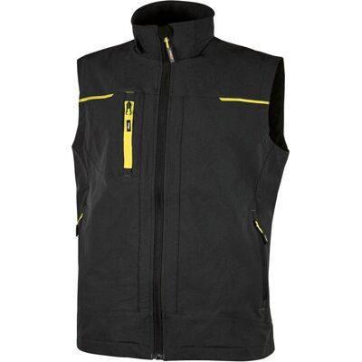 U-Power, Herren, Westen, WORKWEAR Saturn schwarz carbon 5XL, Schwarz, Grün, (5XL) U-Power, Herren, Westen, WORKWEAR Saturn schwarz carbon 5XL, Schwarz, Grün, (5XL)