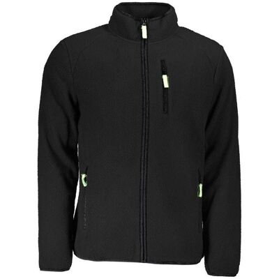 Norway 1963, Herren, Pullover, Black Polyester Men Sweater, Schwarz, (L) Norway 1963, Herren, Pullover, Black Polyester Men Sweater, Schwarz, (L)