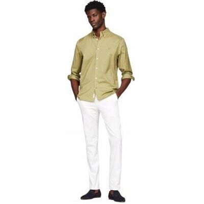 Tommy Hilfiger Herren, Hemden, Flex Poplin Rf Shirt, Grün, (L) Tommy Hilfiger Herren, Hemden, Flex Poplin Rf Shirt, Grün, (L)