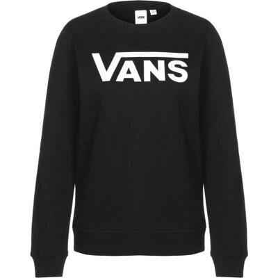 Vans, Damen, Pullover, Sweater Classic V Crew, Schwarz, (XS) Vans, Damen, Pullover, Sweater Classic V Crew, Schwarz, (XS)