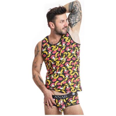 Anais, Herren, Shirts, Herren Top “Banana”, Mehrfarbig, (L) Anais, Herren, Shirts, Herren Top “Banana”, Mehrfarbig, (L)
