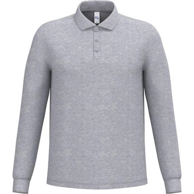 iDeal Basic, Herren, Shirts, Langärmeliges Polo-Shirt, Grau, (XS) iDeal Basic, Herren, Shirts, Langärmeliges Polo-Shirt, Grau, (XS)