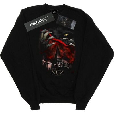 The Nun, Herren, Pullover, Masked Face Sweatshirt, Schwarz, (L) The Nun, Herren, Pullover, Masked Face Sweatshirt, Schwarz, (L)