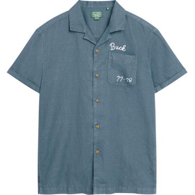Superdry, Herren, Hemden, Resort Kurzarmhemd, Blau, (XXL) Superdry, Herren, Hemden, Resort Kurzarmhemd, Blau, (XXL)