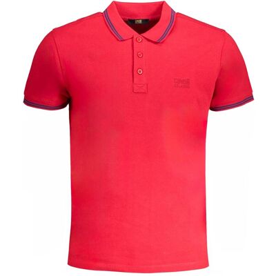 Cavalli Class, Herren, Shirts, Red Cotton Men Polo Shirt, Rot, (L) Cavalli Class, Herren, Shirts, Red Cotton Men Polo Shirt, Rot, (L)
