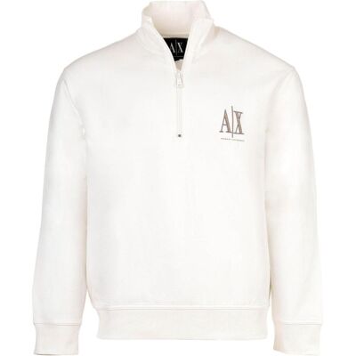 Armani Exchange Herren, Pullover, FELPA -, Weiss, (L) Armani Exchange Herren, Pullover, FELPA -, Weiss, (L)