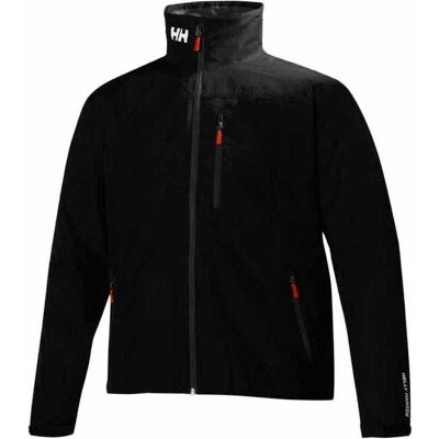 Helly Hansen Herren, Regenjacken, Crew Jacket, Schwarz, (S) Helly Hansen Herren, Regenjacken, Crew Jacket, Schwarz, (S)