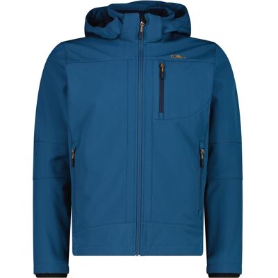 CMP Campagnolo, Herren, Outdoorjacken, Jacket Zip Hood Softshell (46, S), Blau, S, 46 CMP Campagnolo, Herren, Outdoorjacken, Jacket Zip Hood Softshell (46, S), Blau, S, 46