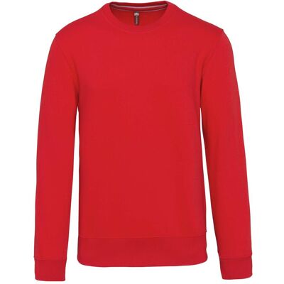 Kariban, Herren, Pullover, Rundhalsausschnitt bio, Rot, (L) Kariban, Herren, Pullover, Rundhalsausschnitt bio, Rot, (L)