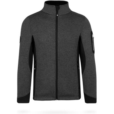 Normani, Herren, Outdoorjacken, Herren Strick-Fleecejacke Wapusk - 9551 (54, XL), Grau, XL, 54 Normani, Herren, Outdoorjacken, Herren Strick-Fleecejacke Wapusk - 9551 (54, XL), Grau, XL, 54