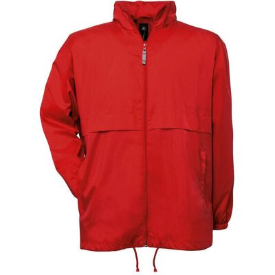 B&C, Herren, Regenjacken, Regenjacke, Rot, (S) B&C, Herren, Regenjacken, Regenjacke, Rot, (S)