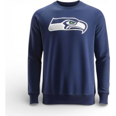 Fanatics, Herren, Pullover, NFL Seattle Seahawks Crew Sweatshirt 1567MNVY1ADSSE, Blau, (S) Fanatics, Herren, Pullover, NFL Seattle Seahawks Crew Sweatshirt 1567MNVY1ADSSE, Blau, (S)