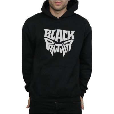 Marvel, Herren, Pullover, Black Panther Wappen Hoodie, Schwarz, (3XL) Marvel, Herren, Pullover, Black Panther Wappen Hoodie, Schwarz, (3XL)