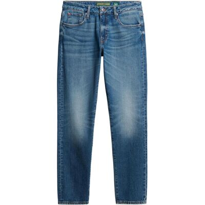 Superdry, Herren, Jeans, Schmal geschnittene Vintage-Jeans aus Bio-Baumwolle, Blau, (31, 32) Superdry, Herren, Jeans, Schmal geschnittene Vintage-Jeans aus Bio-Baumwolle, Blau, (31, 32)