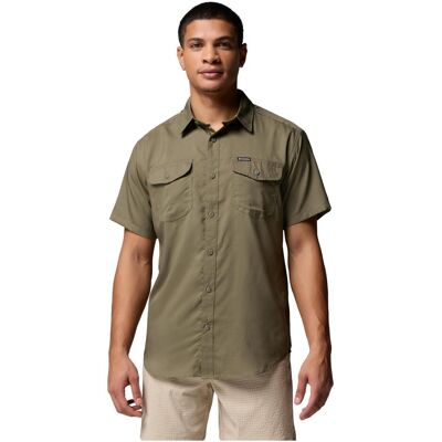 Columbia, Herren, Hemden, Utilizer II Solid Kurzärmeliges Hemd für Herren, Grün, (L) Columbia, Herren, Hemden, Utilizer II Solid Kurzärmeliges Hemd für Herren, Grün, (L)