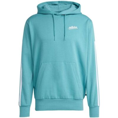 Adidas Herren, Pullover, Herren-Sweatshirt mit farbigem Schriftzug in Blau, Blau, (XXL) Adidas Herren, Pullover, Herren-Sweatshirt mit farbigem Schriftzug in Blau, Blau, (XXL)