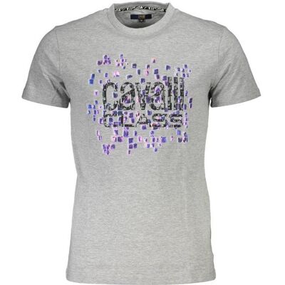 Cavalli Class, Herren, Sportshirt, Brown Cotton Men T-Shirt (XL), Braun, XL Cavalli Class, Herren, Sportshirt, Brown Cotton Men T-Shirt (XL), Braun, XL