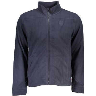Gian Marco Venturi, Herren, Pullover, Gianmarco Venturi Blauer Polyester-Sweatshirt, Blau, (M) Gian Marco Venturi, Herren, Pullover, Gianmarco Venturi Blauer Polyester-Sweatshirt, Blau, (M)