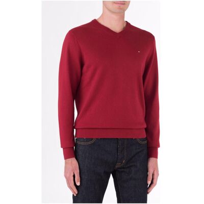 Tommy Hilfiger Herren, Pullover, Strickpullover, Rot, (S) Tommy Hilfiger Herren, Pullover, Strickpullover, Rot, (S)