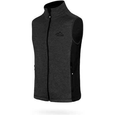 Normani, Herren, Westen, Herren Strick-Fleeceweste Shamattawa, Grau, (5XL) Normani, Herren, Westen, Herren Strick-Fleeceweste Shamattawa, Grau, (5XL)