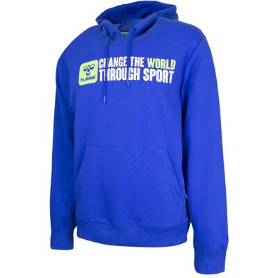 hummel, Herren, Pullover, Classic Bee Exclusive Wes Sweat Hoodie, Blau, (M) hummel, Herren, Pullover, Classic Bee Exclusive Wes Sweat Hoodie, Blau, (M)