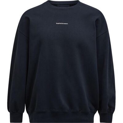 Herren, Pullover, Bluza Peak Performance M Original Terry Crew czarny, Schwarz, (M) Herren, Pullover, Bluza Peak Performance M Original Terry Crew czarny, Schwarz, (M)