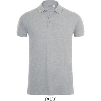 Sol's L01708 Grau Melange Poloshirt - Kurze Ärmel - Herren Sol's L01708 Grau Melange Poloshirt - Kurze Ärmel - Herren