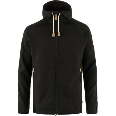 Fjällräven, Herren, Outdoorjacken, Övik Fleece Hoodie (XL), Schwarz, XL Fjällräven, Herren, Outdoorjacken, Övik Fleece Hoodie (XL), Schwarz, XL