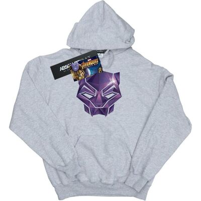 Marvel, Herren, Pullover, Avengers Infinity War Black Panther Geometrischer Hoodie, Grau, (L) Marvel, Herren, Pullover, Avengers Infinity War Black Panther Geometrischer Hoodie, Grau, (L)