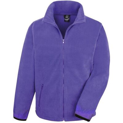 Result Clothing, Herren, Outdoorjacken, Mens Norse Outdoor Fleece Jacket (M), Violett, M Result Clothing, Herren, Outdoorjacken, Mens Norse Outdoor Fleece Jacket (M), Violett, M