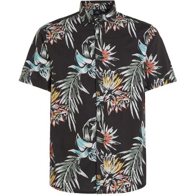 O'Neill, Herren, Hemden, Mix & Match Floral Shirt, Schwarz, (M) O'Neill, Herren, Hemden, Mix & Match Floral Shirt, Schwarz, (M)