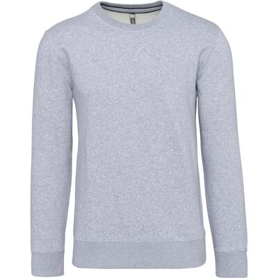 Kariban, Herren, Pullover, Rundhalsausschnitt bio, Grau, (4XL) Kariban, Herren, Pullover, Rundhalsausschnitt bio, Grau, (4XL)