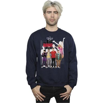DAM Herren, Pullover, IQ Group Sweatshirt, Blau, (S) DAM Herren, Pullover, IQ Group Sweatshirt, Blau, (S)