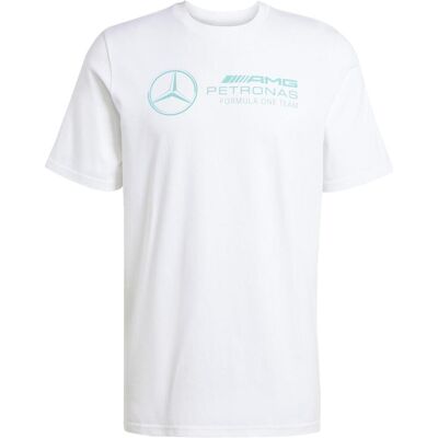 Adidas Herren, Sportshirt, Mercedes DNA GFTEE (L), Weiss, L Adidas Herren, Sportshirt, Mercedes DNA GFTEE (L), Weiss, L