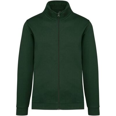 Kariban, Herren, Pullover, Sweatjacke aus Molton, Grün, (L) Kariban, Herren, Pullover, Sweatjacke aus Molton, Grün, (L)