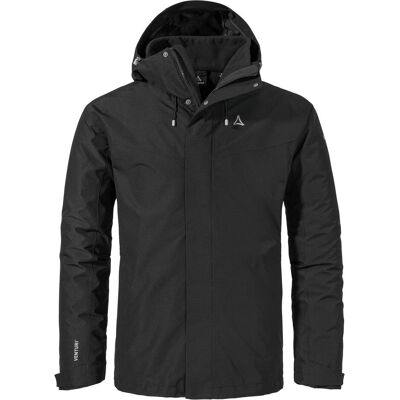 Schöffel, Herren, Regenjacken, Style Okere 3in1, Schwarz, (46, S) Schöffel, Herren, Regenjacken, Style Okere 3in1, Schwarz, (46, S)