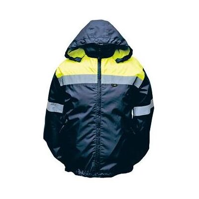 4-Act, Herren, Regenjacken, Reflex-Regenjacke Gr. XL, Breite: 56 cm, Länge: 66 cm, Blau, Gelb, Mehrfarbig, (XL) 4-Act, Herren, Regenjacken, Reflex-Regenjacke Gr. XL, Breite: 56 cm, Länge: 66 cm, Blau, Gelb, Mehrfarbig, (XL)