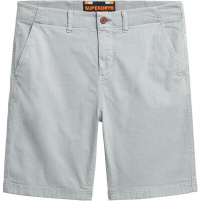 Superdry, Herren, Shorts, Vintage International Chinoshorts, Grau, Silber, (28) Superdry, Herren, Shorts, Vintage International Chinoshorts, Grau, Silber, (28)