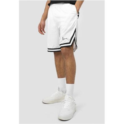 Karl Kani, Herren, Shorts, ESSKKM-MS01WHT Signature Mesh Shorts, Weiss, Schwarz, (M) Karl Kani, Herren, Shorts, ESSKKM-MS01WHT Signature Mesh Shorts, Weiss, Schwarz, (M)