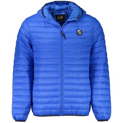 Cavalli Class, Herren, Leichte Jacken, Blu Poliammide Men's Jacket, Blau, (XXL) Cavalli Class, Herren, Leichte Jacken, Blu Poliammide Men's Jacket, Blau, (XXL)
