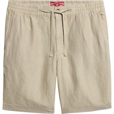 Superdry Merchant Leinen Shorts - Abbey Stone - S - Shorts Superdry Merchant Leinen Shorts - Abbey Stone - S - Shorts