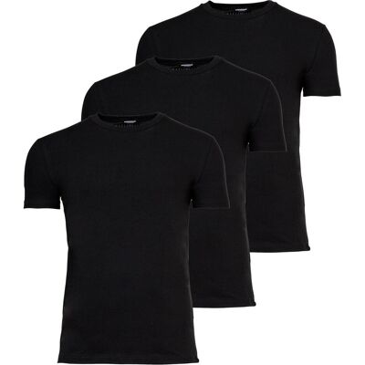 Dsquared2, Herren, Shirts, T-Shirt Casual Bequem sitzend 3-PACK T-SHIRT, Schwarz, (XXL) Dsquared2, Herren, Shirts, T-Shirt Casual Bequem sitzend 3-PACK T-SHIRT, Schwarz, (XXL)