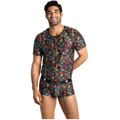 Anais, Herren, Shirts, Herren - Mexiko T-Shirt XL, Mehrfarbig, Schwarz, (XL) Anais, Herren, Shirts, Herren - Mexiko T-Shirt XL, Mehrfarbig, Schwarz, (XL)